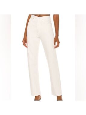 Agolde 90's Pinch Waist Jean in Drum Organic Cotton High Waist, size 32